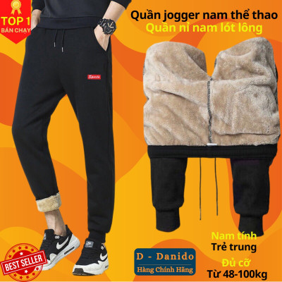 Quần Jogger Nam Thể Thao - Quần Nỉ Nam QD1 Lót Lông Cao Cấp Chính Hãng
