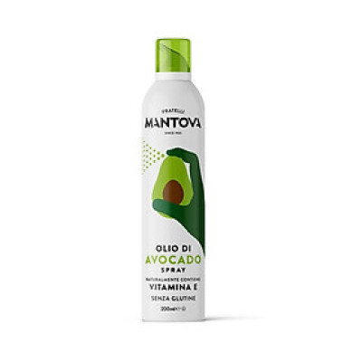 Dầu Ăn Dạng Xịt Trái Bơ Mantova (147ml) - Avocado Oil Spray (147ml) - Ít calo, ăn kiêng, 100% nguyên chất không phụ gia