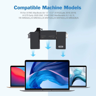 Pin A2389 Tương Thích Cho Macbook Air Retina 13 A2337 (M1, Late 2020) TEEEMO PC Hàng Nhập Khẩu New Seal