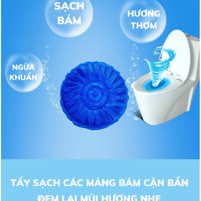 Bộ 2 vỉ 4 viên tẩy bồn cầu Hando RCB117