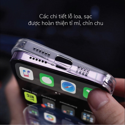 Ốp lưng trong suốt bảo vệ camera cho iPhone 15 / 15 Plus / 15 Pro / 15 Pro Max hiệu Likgus Camshield - thiết kế chống sốc, màng camera - Hàng nhập khẩu