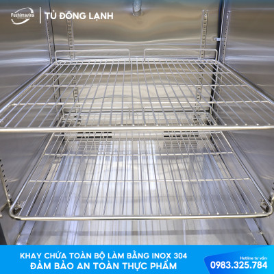 [CỬA HÀNG CHÍNH HÃNG] Tủ Mát 2 Cánh Quạt Gió