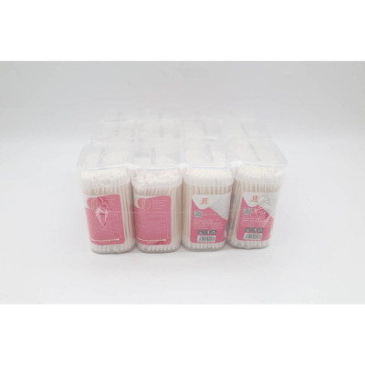 Tăm Bông Đầu Móc YUMY Baby Thân Giấy – Combo 12 Hộp x 200 Que (TB04-107), Mềm Mịn, An Toàn Cho Trẻ Sơ Sinh