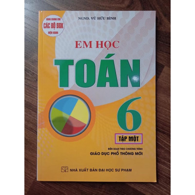 Sách - Combo Em Học Toán Lớp 6 (Tập 1+ Tập 2)